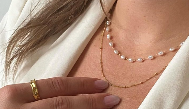 Halskæder med perler & sten